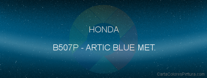 Pintura Honda B507P Artic Blue Met.
