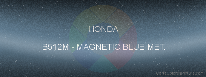 Pintura Honda B512M Magnetic Blue Met.