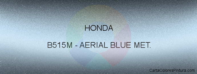 Pintura Honda B515M Aerial Blue Met.
