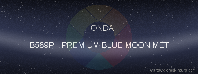 Pintura Honda B589P Premium Blue Moon Met.