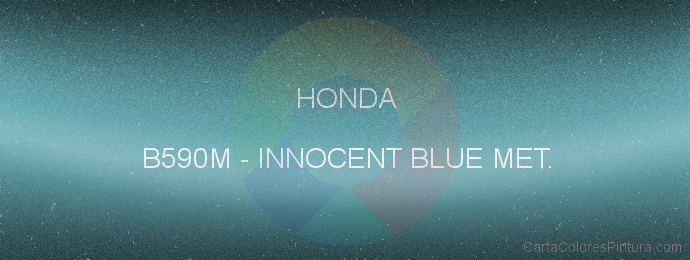 Pintura Honda B590M Innocent Blue Met.