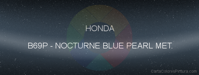 Pintura Honda B69P Nocturne Blue Pearl Met.