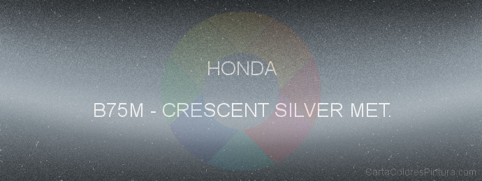 Pintura Honda B75M Crescent Silver Met.