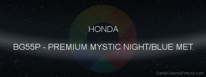 Pintura Honda BG55P Premium Mystic Night/blue Met.