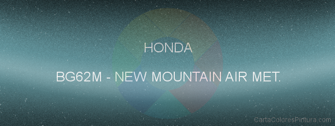 Pintura Honda BG62M New Mountain Air Met.