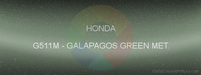 Pintura Honda G511M Galapagos Green Met.