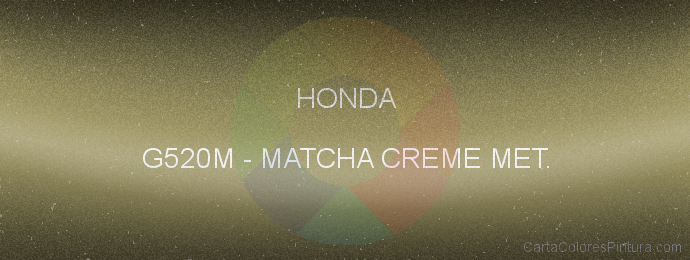Pintura Honda G520M Matcha Creme Met.