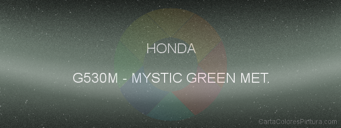 Pintura Honda G530M Mystic Green Met.