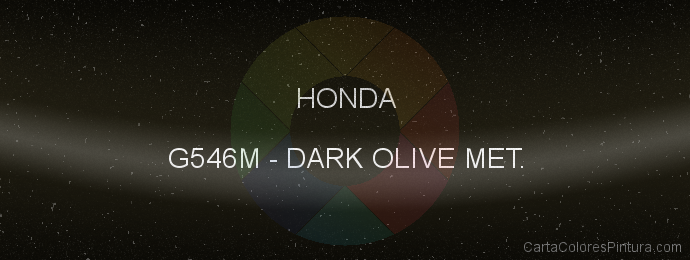 Pintura Honda G546M Dark Olive Met.