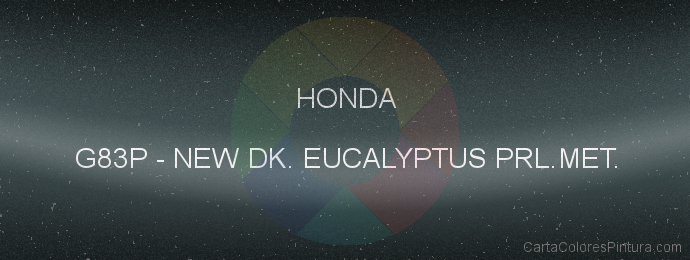 Pintura Honda G83P New Dk. Eucalyptus Prl.met.