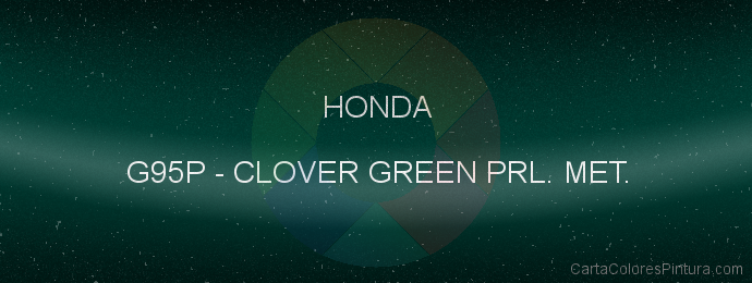 Pintura Honda G95P Clover Green Prl. Met.