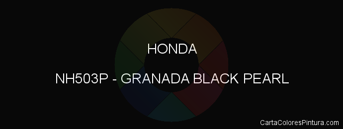 Pintura Honda NH503P Granada Black Pearl