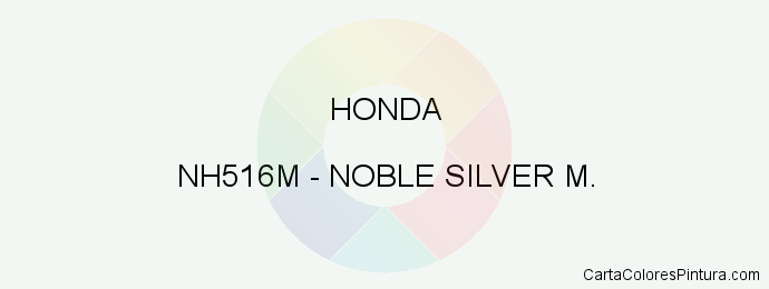 Pintura Honda NH516M Noble Silver M.