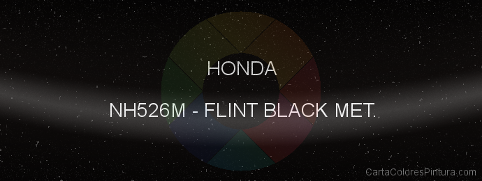 Pintura Honda NH526M Flint Black Met.