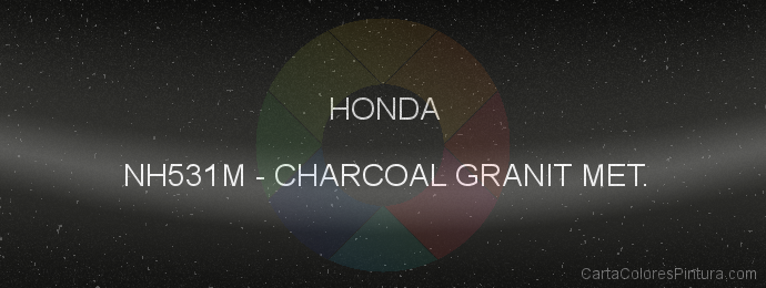 Pintura Honda NH531M Charcoal Granit Met.
