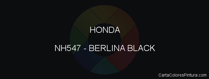 Pintura Honda NH547 Berlina Black