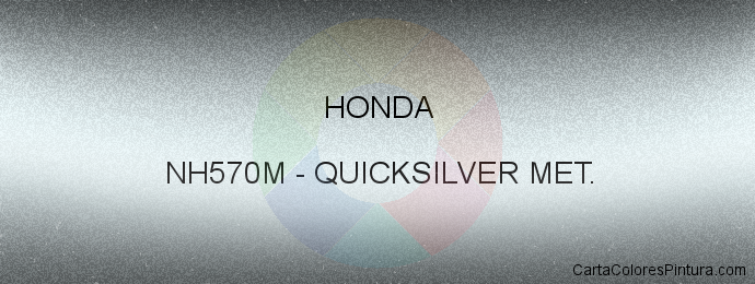 Pintura Honda NH570M Quicksilver Met.