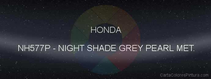 Pintura Honda NH577P Night Shade Grey Pearl Met.