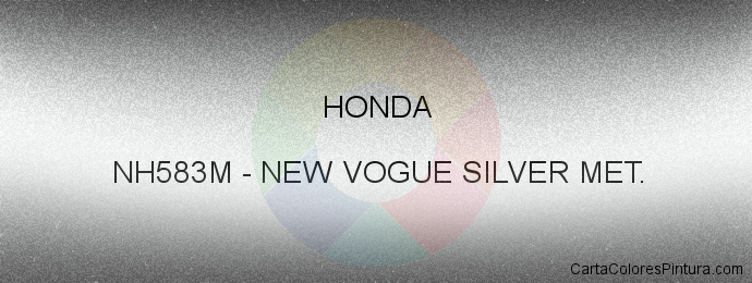 Pintura Honda NH583M New Vogue Silver Met.
