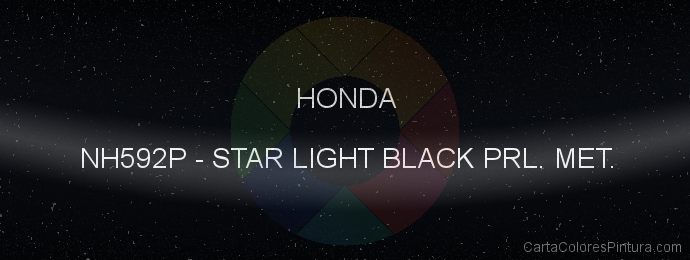 Pintura Honda NH592P Star Light Black Prl. Met.