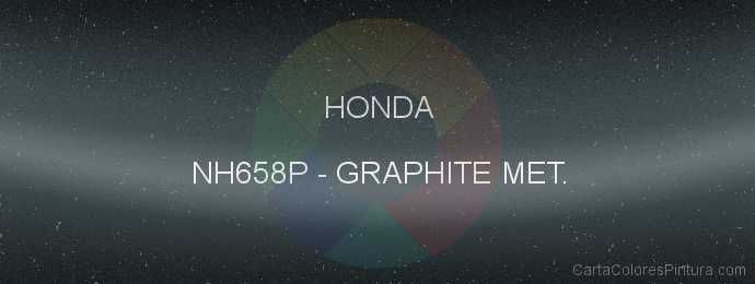 Pintura Honda NH658P Graphite Met.