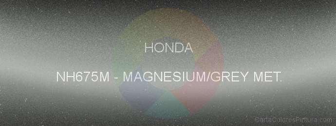 Pintura Honda NH675M Magnesium/grey Met.