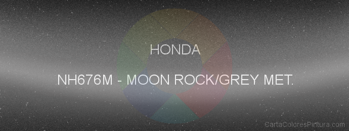 Pintura Honda NH676M Moon Rock/grey Met.