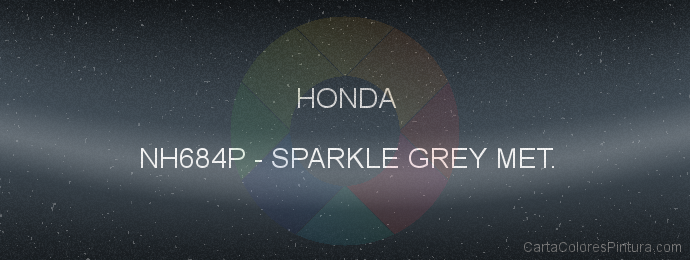 Pintura Honda NH684P Sparkle Grey Met.