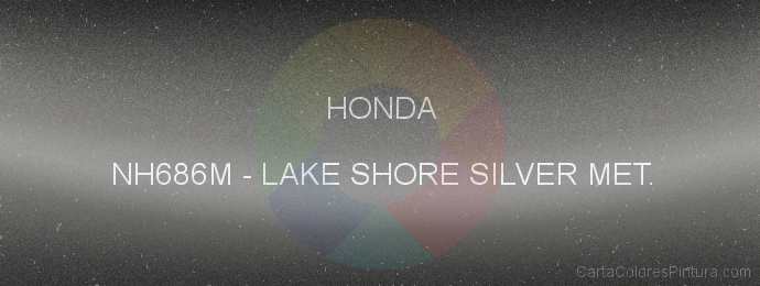 Pintura Honda NH686M Lake Shore Silver Met.