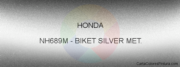 Pintura Honda NH689M Biket Silver Met.