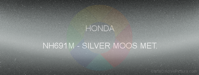 Pintura Honda NH691M Silver Moos Met.