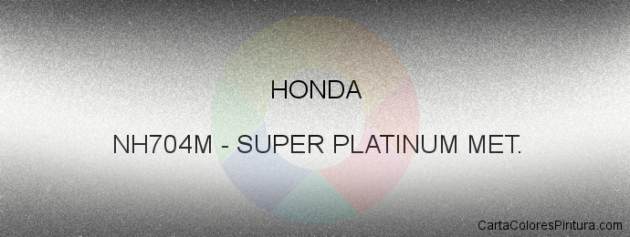 Pintura Honda NH704M Super Platinum Met.