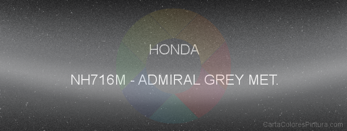 Pintura Honda NH716M Admiral Grey Met.