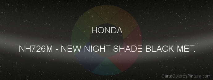 Pintura Honda NH726M New Night Shade Black Met.