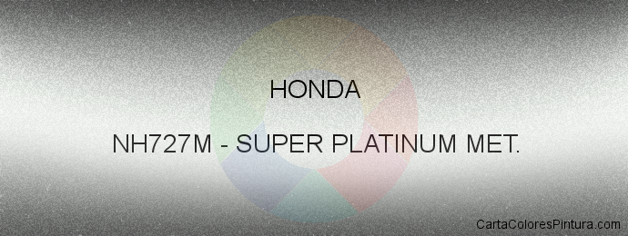 Pintura Honda NH727M Super Platinum Met.