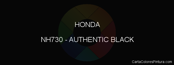 Pintura Honda NH730 Authentic Black