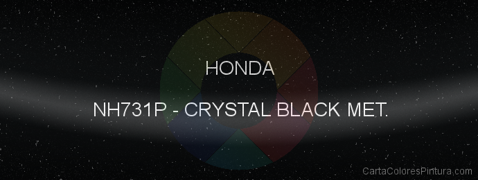 Pintura Honda NH731P Crystal Black Met.