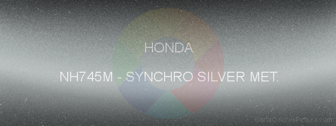Pintura Honda NH745M Synchro Silver Met.