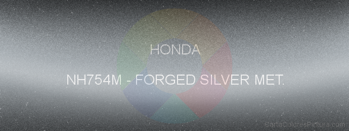 Pintura Honda NH754M Forged Silver Met.