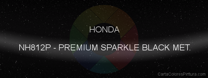 Pintura Honda NH812P Premium Sparkle Black Met.