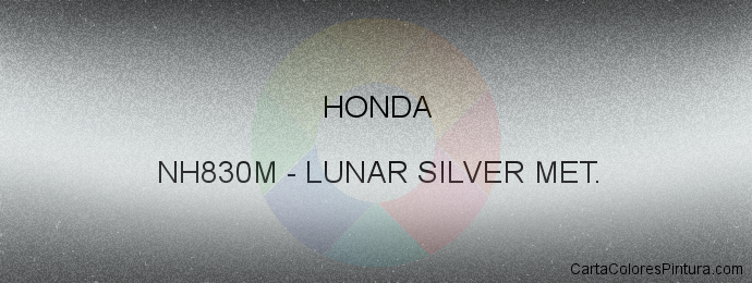 Pintura Honda NH830M Lunar Silver Met.