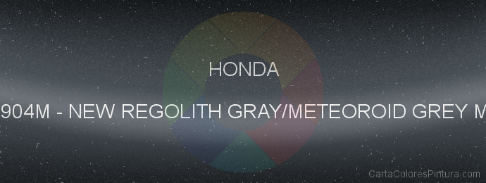 Pintura Honda NH904M New Regolith Gray/meteoroid Grey Met.