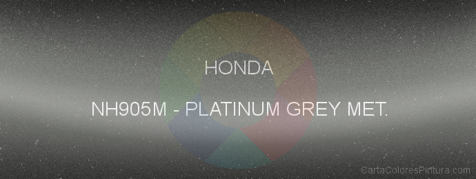 Pintura Honda NH905M Platinum Grey Met.