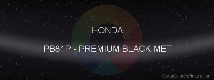 Pintura Honda PB81P Premium Black Met