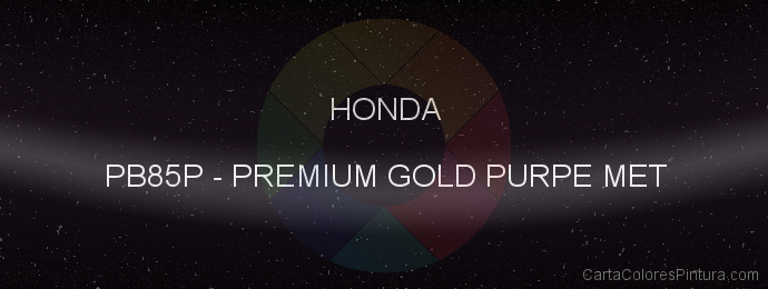 Pintura Honda PB85P Premium Gold Purpe Met