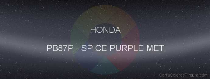 Pintura Honda PB87P Spice Purple Met.
