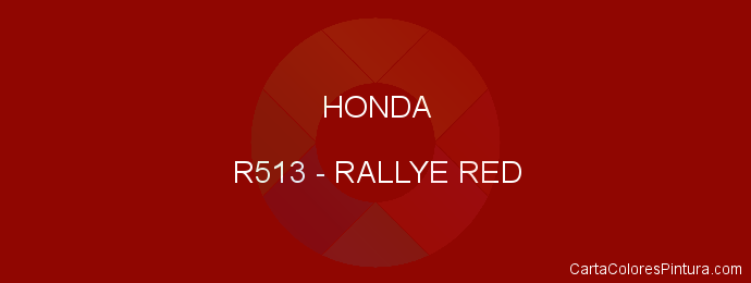 Pintura Honda R513 Rallye Red