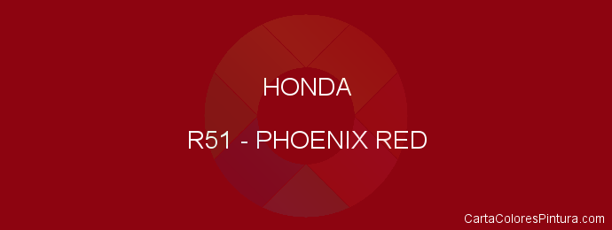 Pintura Honda R51 Phoenix Red