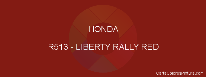 Pintura Honda R513 Liberty Rally Red