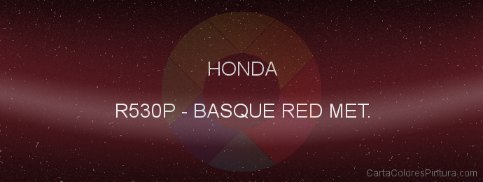 Pintura Honda R530P Basque Red Met.